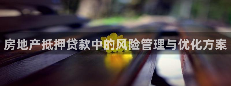 摩登7平台周7O777：房地产抵押贷款中的风险管理与优化方案