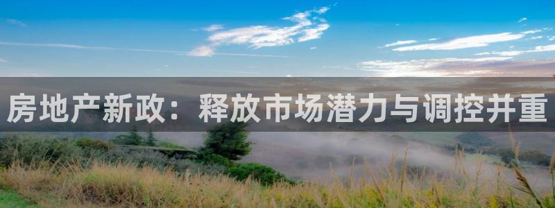 摩登7官网在哪下载：房地产新政：释放市场潜力与调控并重