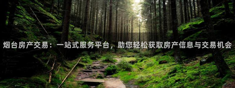 摩登7测速：烟台房产交易：一站式服务平台，助您轻松获取房产信