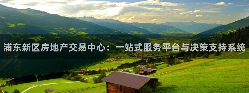 摩登7娱乐注册：浦东新区房地产交易中心：一站式服务平台与决策