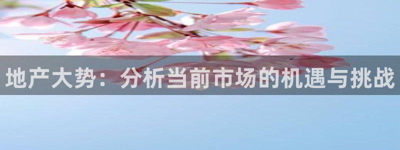 摩登7注册：地产大势：分析当前市场的机遇与挑战