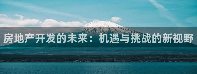 摩登平台除7O777：房地产开发的未来：机遇与挑战的新视野