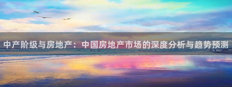 摩登7 1：中产阶级与房地产：中国房地产市场的深度分析与趋势