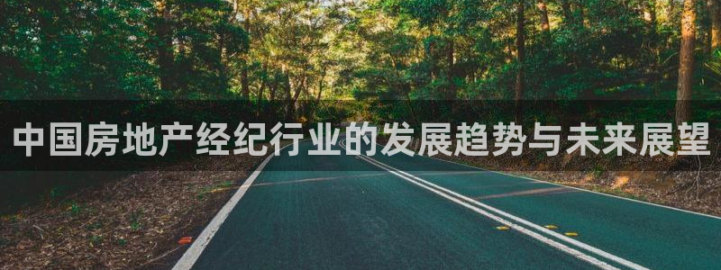 摩登7平台注册账号：中国房地产经纪行业的发展趋势与未来展望